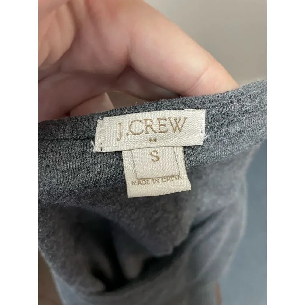 J. Crew Dark Grey Shift Dress